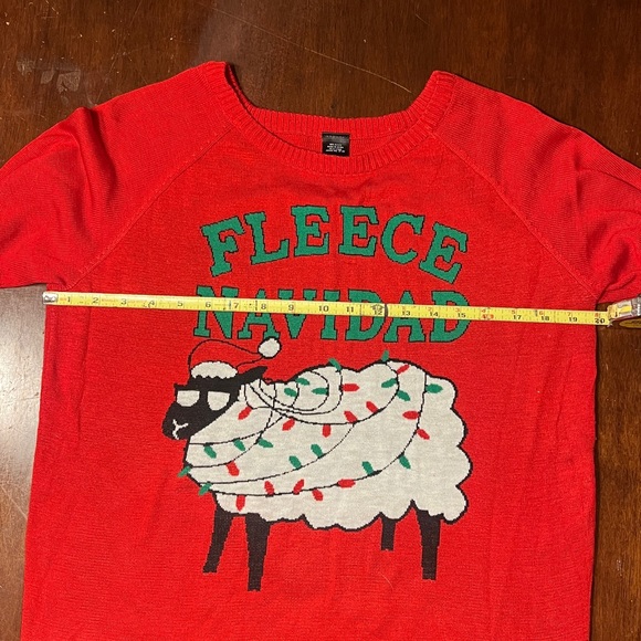 Tipsy Elves Style | Fleece Navidad Ugly Christmas Sweater | Women’s XL - Picture 8 of 9